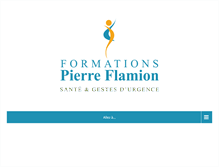 Tablet Screenshot of formations-pierre-flamion.com